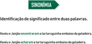 Sinonímia Sinonímia