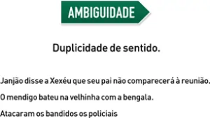 Ambiguidade Ambiguidade