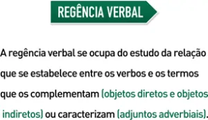 Regência Verbal Regência Verbal