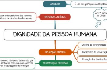 Dignidade da pessoa humana - mapa mental