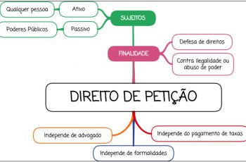 Direito de Petição - mapa mental