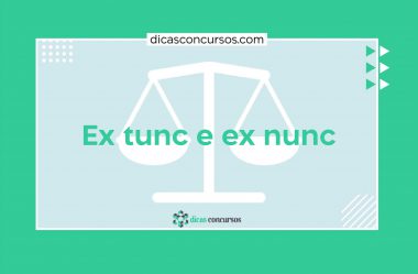 Ex tunc e ex nunc