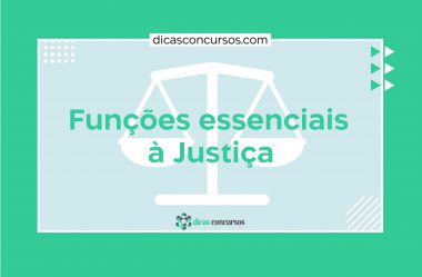 Funções essenciais à Justiça