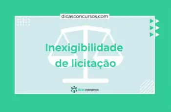 Inexigibilidade de licitação