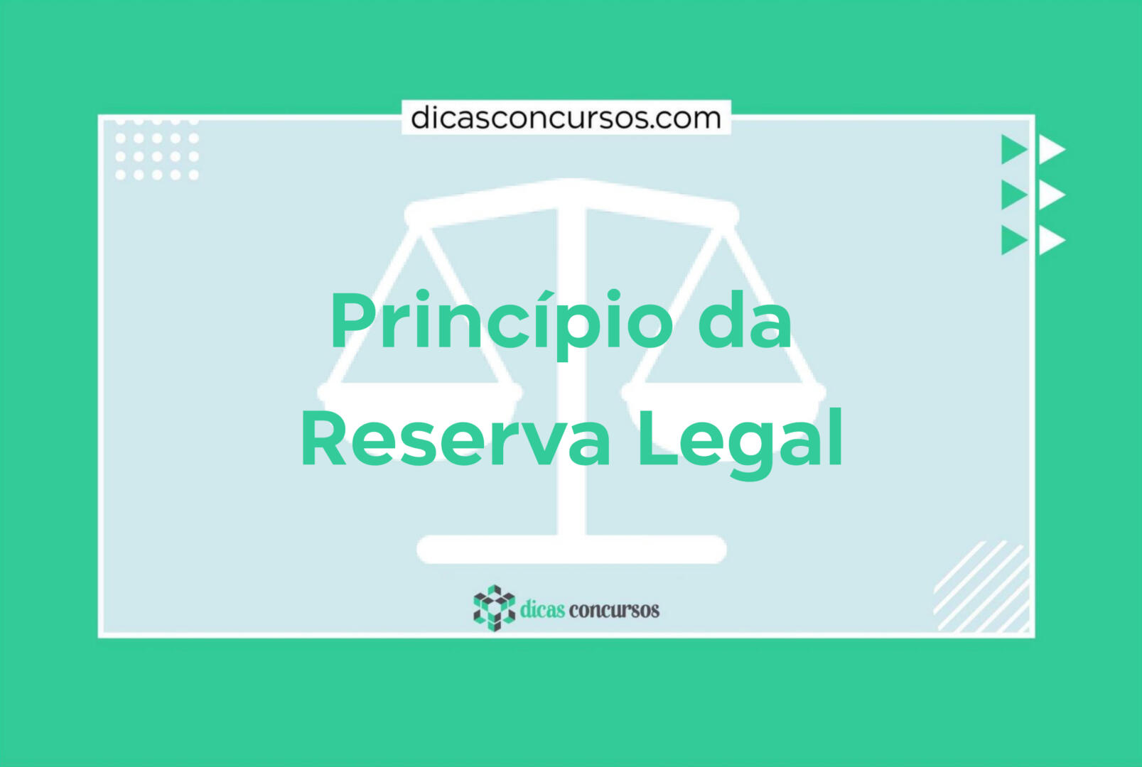 Princípio da reserva legal