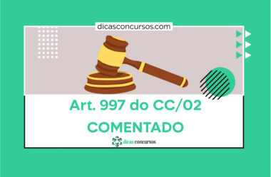 Art. 997 do CC [COMENTADO]